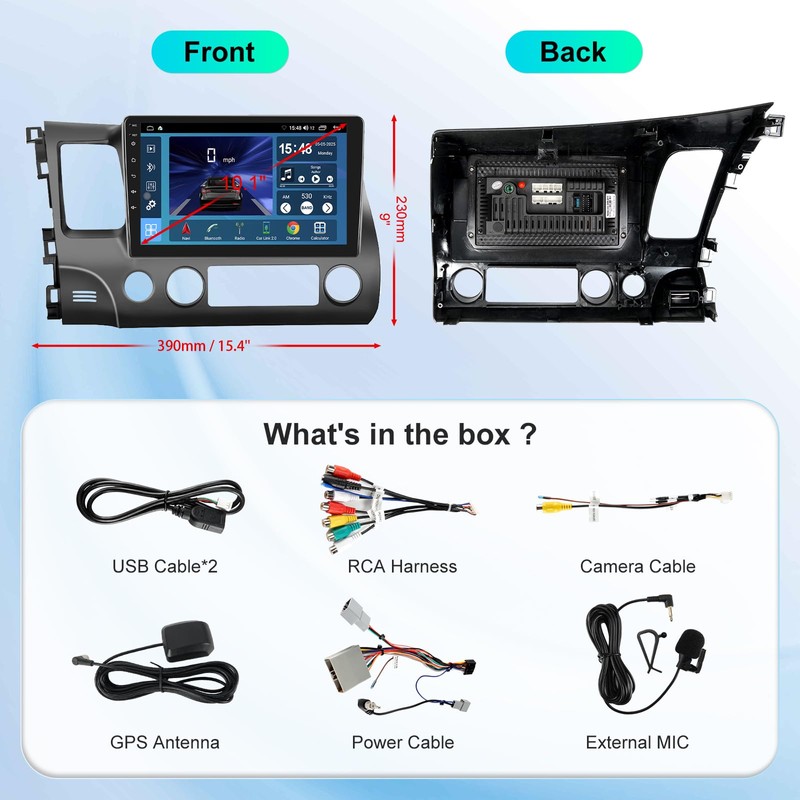 Car Stereo Radio for Honda Civic 2006 2007 2008 2009