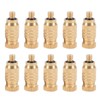 10Pcs Threaded Brass Fog Mist Nozzles Misting Fogging Spray Sprinkler