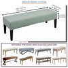 SPRINGRICO Stretch Dining Bench Cover, Removable Bench Slipcover Washable Bench