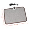TISHIJIE Electric Heated Floor Mats - AC 110V Foot Heater,