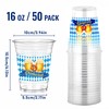Oktoberfest Cups Party Supplies - 14oz 50 Pack Blue White
