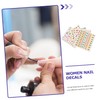 STOBOK 10sheets DIY Decal Stickers for Scrapbooking Nail Art and