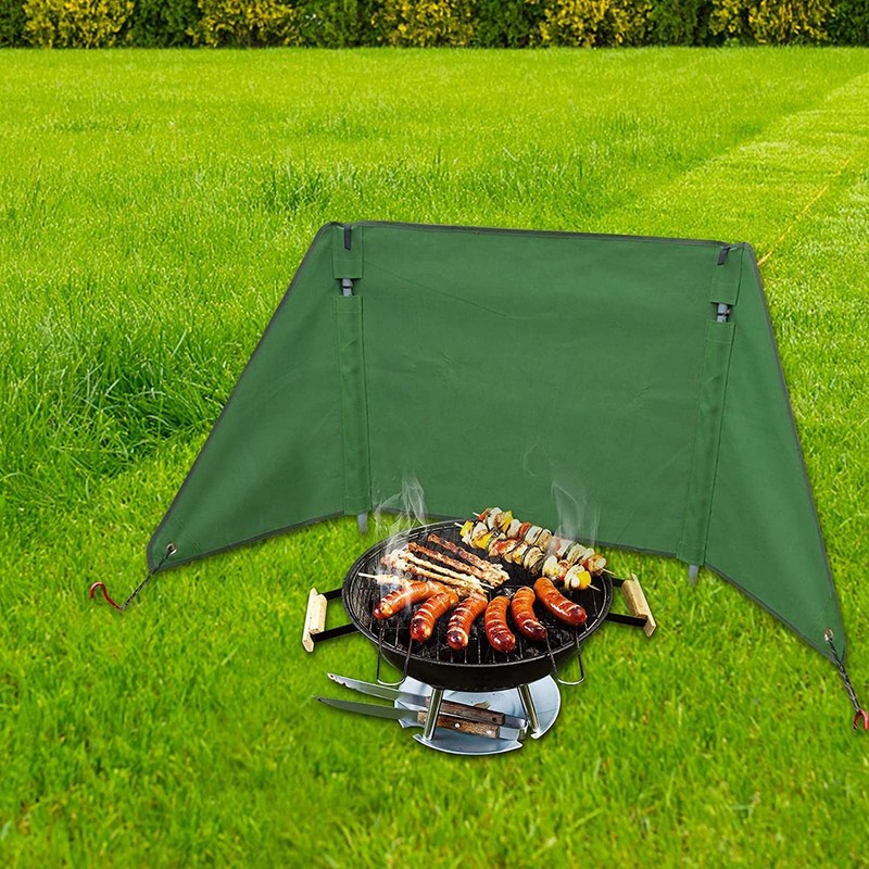 Topyond Camping Windscreen, Stove Windscreen - Foldable Stove Windscreen with