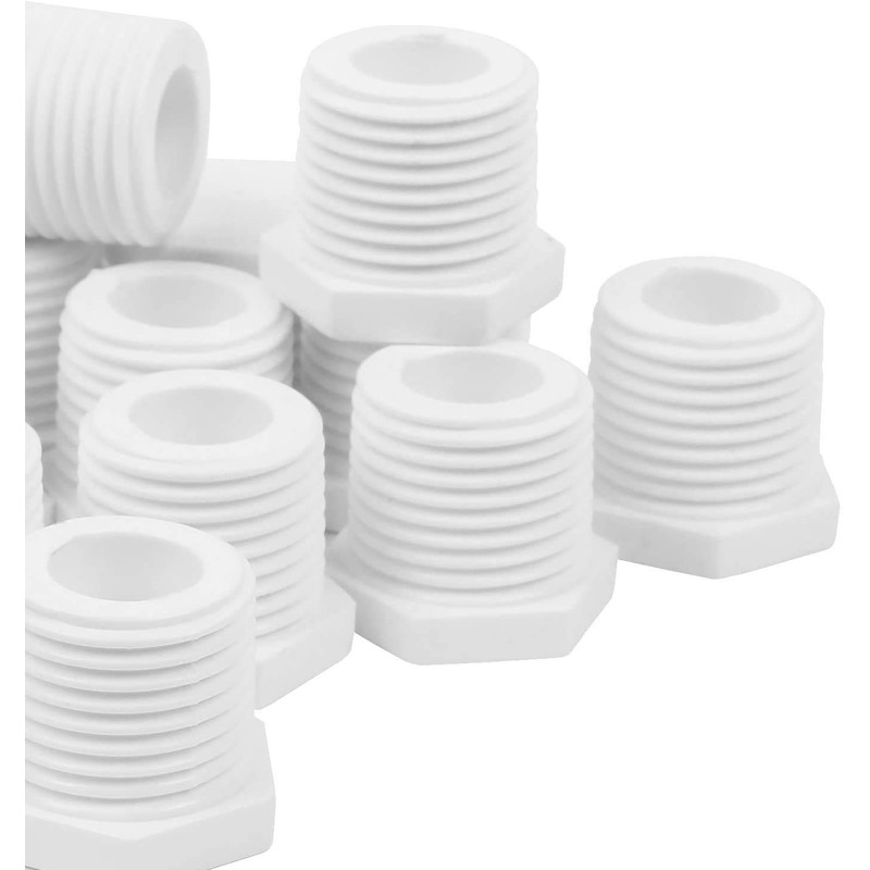 20 Pcs of PVC Pipe Plug,Eau 3/4 NPT Water Heater