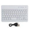 Mini Keyboard Bluetooth Portable 59 Keys Tablet Computer Supplies White