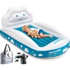 CHERIMOR Inflatable Toddler Travel Bed with Safety Bumpers & Electric