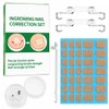 Toenail Correction Set, Straight & Curved Nail Clips for Ingrown