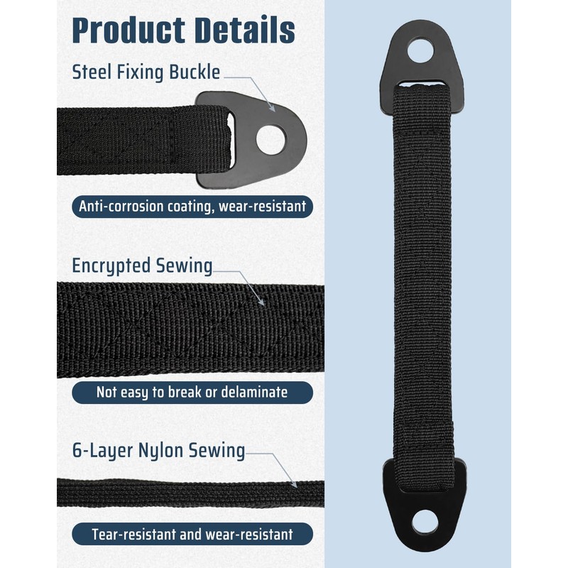 Heavy-Duty Door Limit Straps Fit for Can-Am Defender & Defender