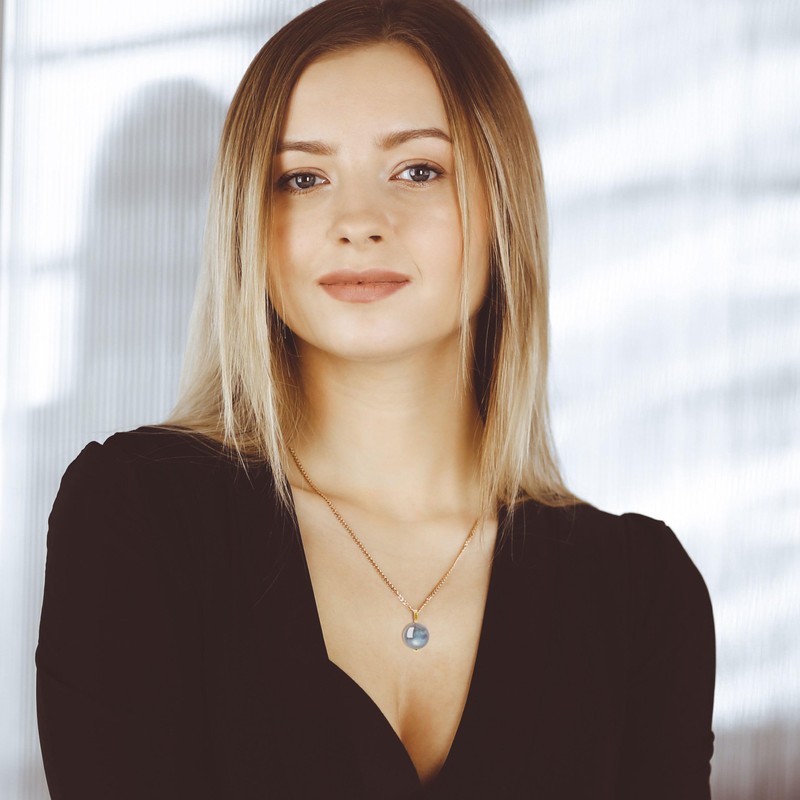 COAI Gemstone Ball Pendant, labradorite, Labradorite