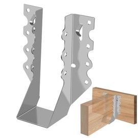Calvana 30pcs 2x6 Steel Joist Hangers, 20 Gauge Double Shear Face Mount Rafter Brackets for Wood, Hurricane Ties for Rafters and Deck Brackets, for Pergola Hardware, Floors, Decks, Ceilings