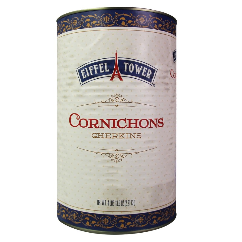 Eiffel Tower Cornichons Gherkins 5 Kilo (11 Lb) - Premium
