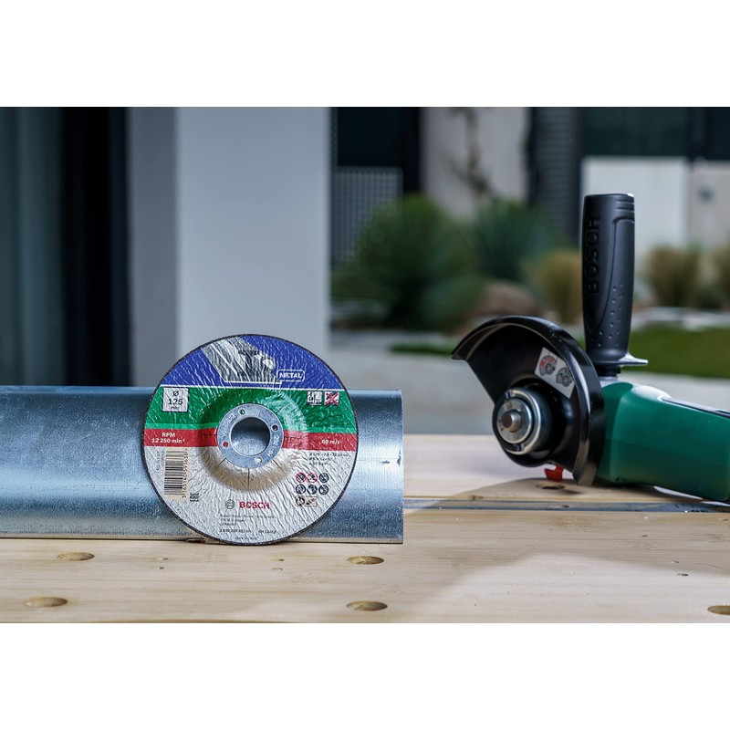 Bosch 2609256333 5-Piece Cutting Disc Set with Depressed Centre for