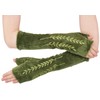Purwonder Women's Velvet Arm Warmers Design No. 14 -