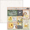 Ciao Bella 12"x12" Farmhouse Garden Patterns Pad