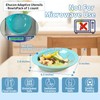 Ehucon Adaptive Melamine Bowl for Tremors,Elderly,Parkinsons to Self-Feeding,Non-slip and Weighted