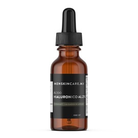 30ml Sérum Ácido Hialurónico al 2% | Hidratación Multicapa y Antiarrugas | Ideal para Piel Seca o Madura | MENSKINCARE.MX