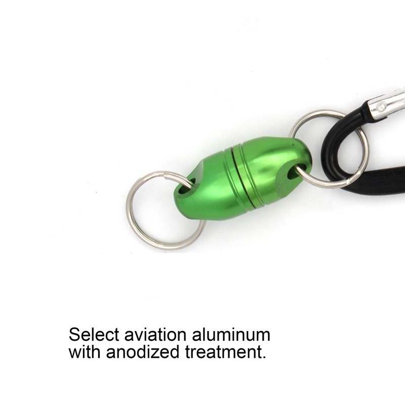 Crazy Shark Magnetic Net Release Aluminum Shell for Fly Fishing