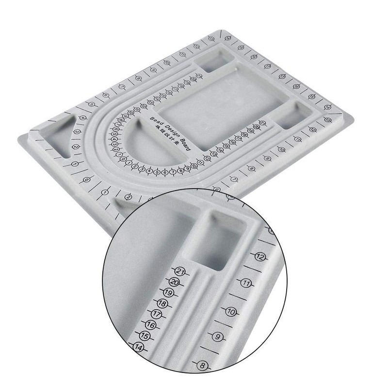 Walfront Bead Board Necklace Beads Jewellery Organiser Tray Design DIY