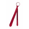 Vesuvio Napoli PreTied SKINNY Men's Neck Tie Solid RED Narrow