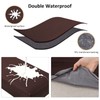 Fuloon Waterproof Dining Bench Cover, Removable Bench Slipcover Washable Bench