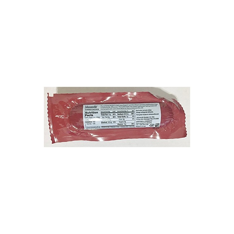 12oz Johnsonville Beef Summer Sausage, Pack of 2