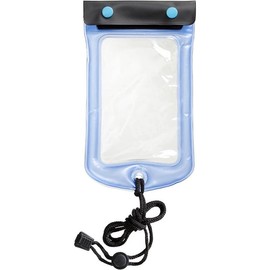 WaterSeals Triple Seal Floating Waterproof Pouch + Dry Bag for Cell Phone, Great for Kayak, Canoe, Pool, Beach - Color: Teal