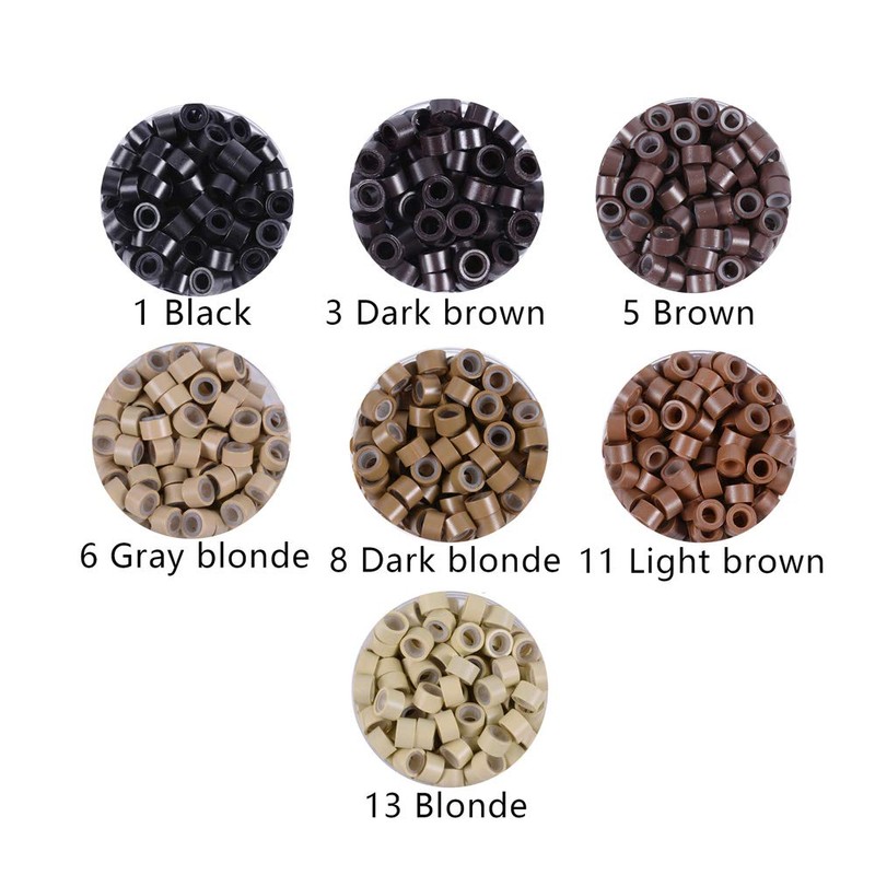 YANTAISIYU Kit De Herramientas Para Extensiones De Cabello Con Microanillos