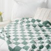 Carriediosa Checkered Throw Blanket 50" X 60", 400GSM Ultra Soft