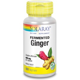 Solaray Fermented Ginger Root 400mg | 100 VegCaps