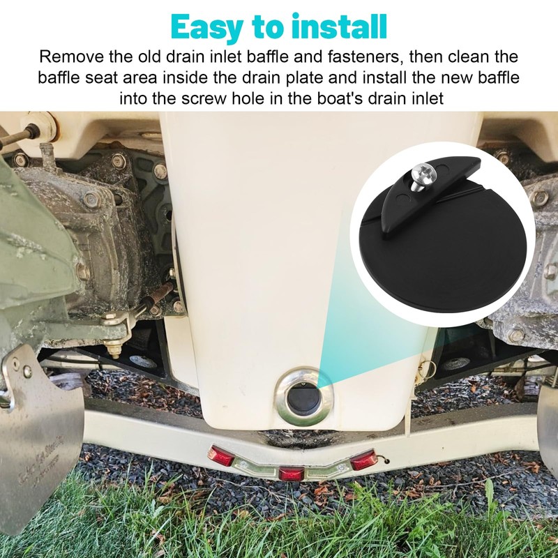 GDW 1-3/4" Replacement Flapper for Stainless Steel and Plastic Thru