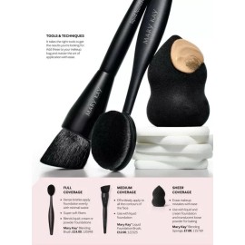 Mary Kay Oval Blending Brush Dense Bristles Blend Seamlessly Full Coverage NEW