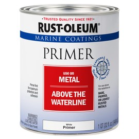 Rust-Oleum 396963​ Marine Metal Primer, Quart , Red