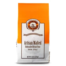 Giusto's Vita-Grain All-Natural Artisan Malted Unbleached Bread Flour, 5lb Bag