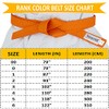 TWISTER Rank Belts for Martial Arts Karate, Aikido, Taekwondo, Judo,