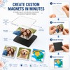 Clear Acrylic Magnet Kit DIY Custom Fridge Magnets Photo Square