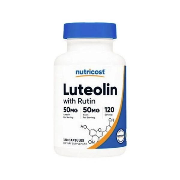 Luteolin With Rutin Capsules 50 Mg 120 Count By Nutricost