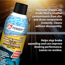 Penray 4520-12PK Non-Chlorinated Quick Dry Brake Cleaner - 12.5-Ounce Aerosol Can, Case of 12