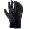 Ogrifox AJS LTD® 24 Pairs Black PU Coated Nylon Work