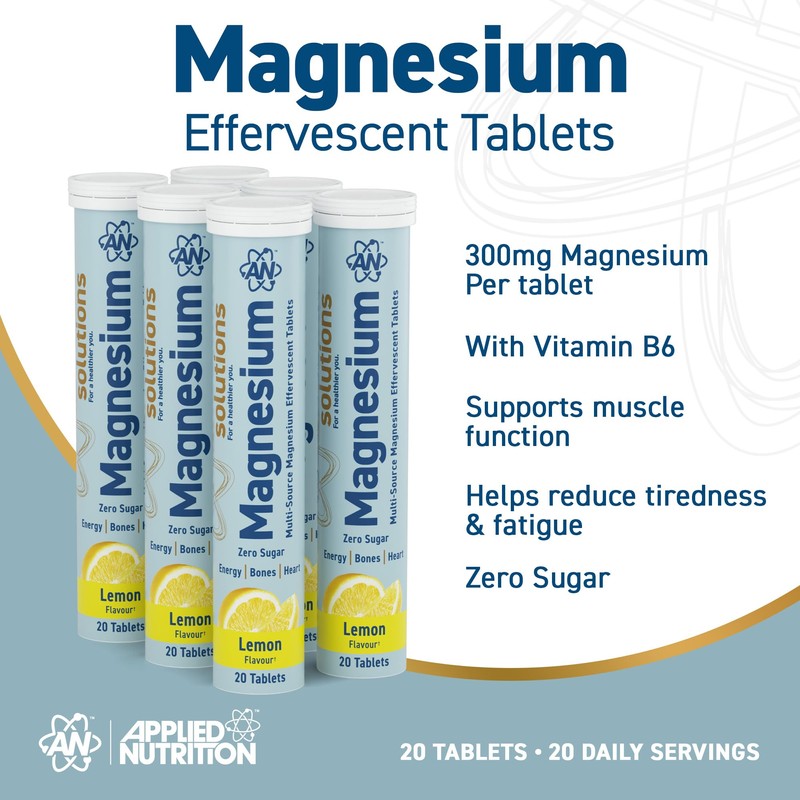 Applied Nutrition Solutions Magnesium Effervescent Tablets - 300mg Magnesium per