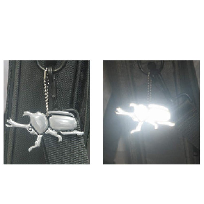 Yoshio Reflective Kabuto-kun Blue W4.5 x H2.8 inches (115 x