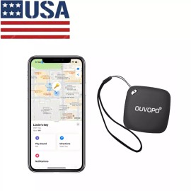 OUVOPO Air Tracker Smart Bluetooth Tracker Tag for Suitcases Worldwide Tracking US - 1 Pack