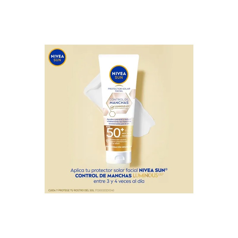 Protector Solar Nivea Luminous630 Fps50 40 Ml Crema