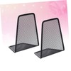 Operitacx Pack of 4 Iron Metal Frame Bookcase Book Folder