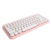 Ajazz Wireless Keyboard Bluetooth 84 Keys Retro Round Keycap Gaming