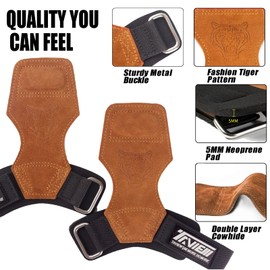 TAVIEW - Correas de muñeca para levantamiento de pesas para un máximo agarre – Correa de levantamiento de peso muerto y guantes de levantamiento de pesas, para entrenamiento, levantamiento de pesas y