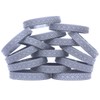 15 Gray Tire Tread Silicone Wristbands