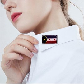L'Manberg Pin Manburg Flag Brooch Lapel Pins Badge Independent Dream SMP Flag Fans Gift, Zinc, no gemstone