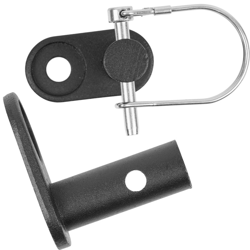 Bicycle Trailer Coupler, 2 Sets, Black, with Safety Splint, Suitable