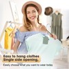 Treela 100 Pack Open Ended Pants Hangers, Metal Non Slip