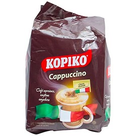 Kopiko Kopiccino with Choco Granule - Instant Cappuccino flavor coffee (10 sachets)